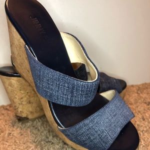 Jimmy Choo strappy wedged